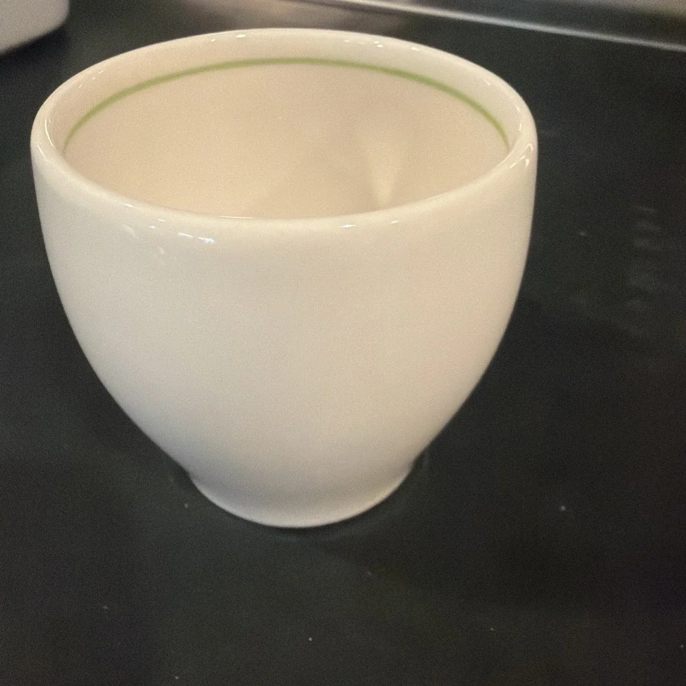 Starbucks Barista 2003 Green‎ White Espresso  Coffee Cup Mug 8oz limited edition